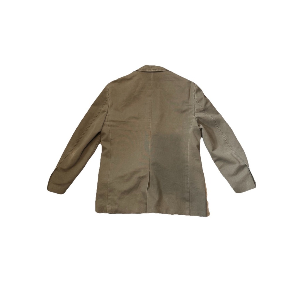 Andrew Fezza Assets 100% Cotton Blazer Sport Coat Men's 40R Light Taupe 2-Button - Picture 3 of 6